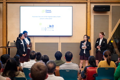 SunGuard AI shines brightest at our latest student pitch night🌞